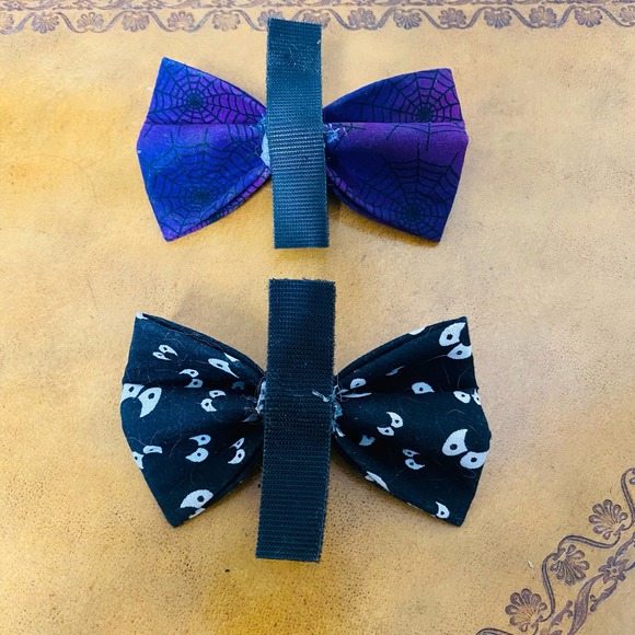 Halloween Dog Bow Ties Velcro - Picture 3 of 5